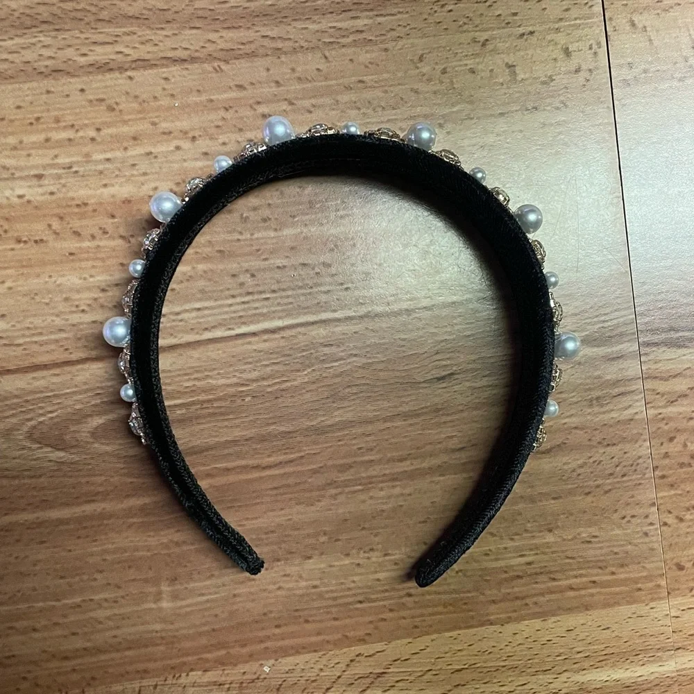 Pearl Rhinestone Headband